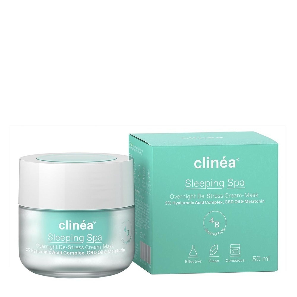 CLINEΑ - SLEEPING SPA Overnight De-Stress Cream-Mask - 50ml